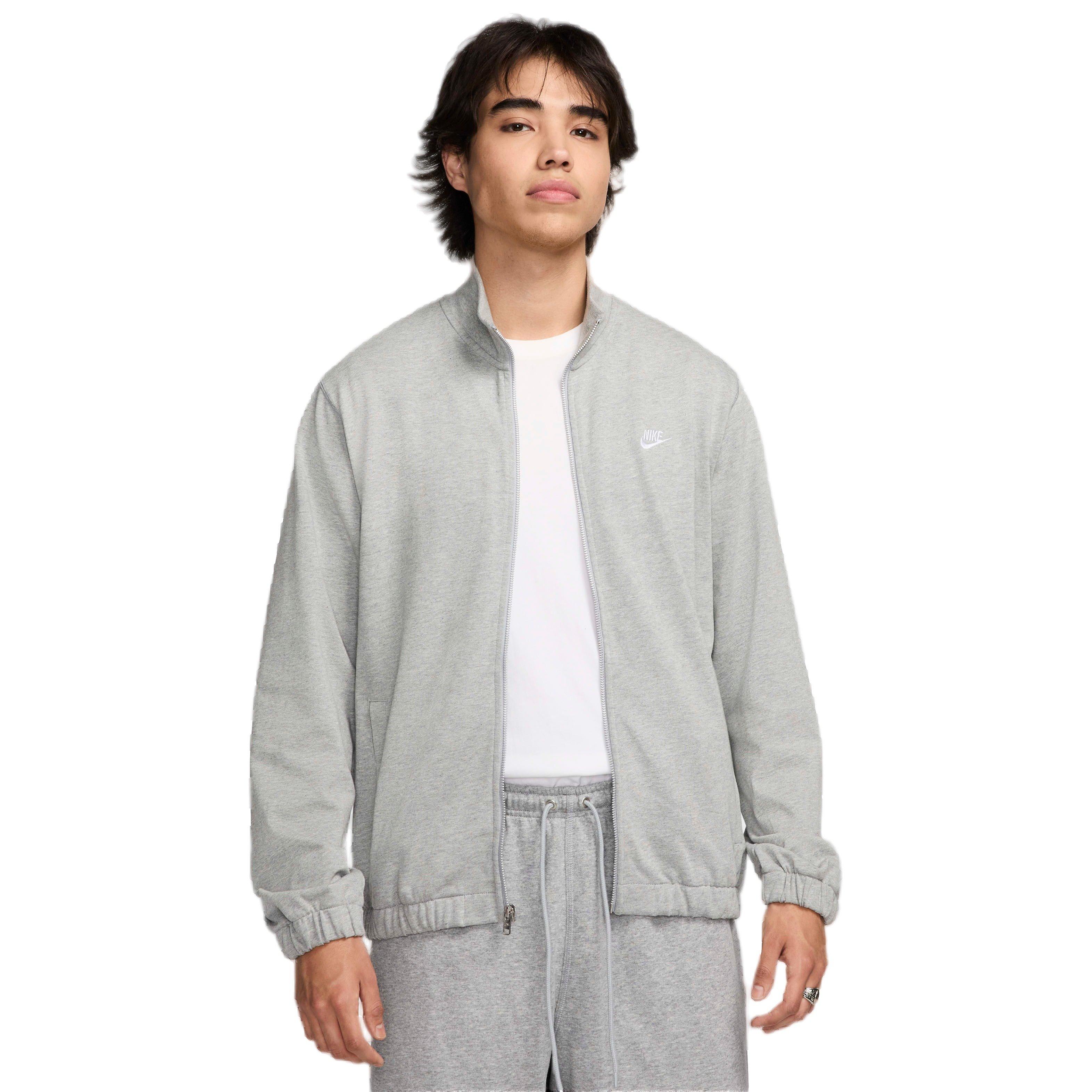 Nike Men's Club Knit Jacket - GREY